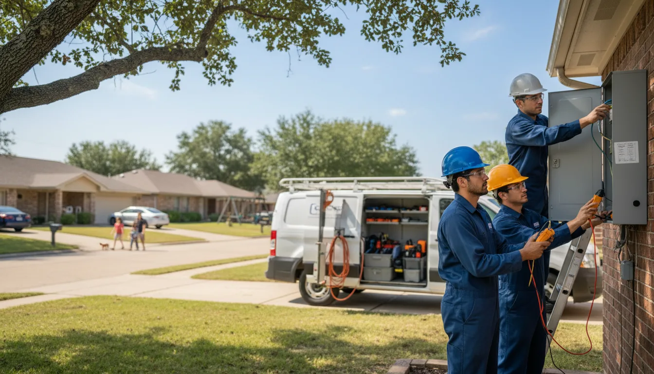 Certified electrician providing emergency electrical services in Midway, GA